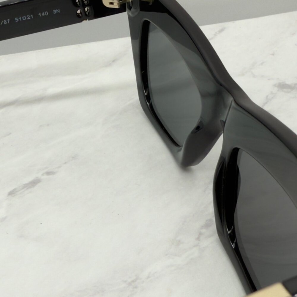 Burberry BE4405 300187 Sunglasses Black Frame Dark Grey Lens 51mm - Picture 10 of 12